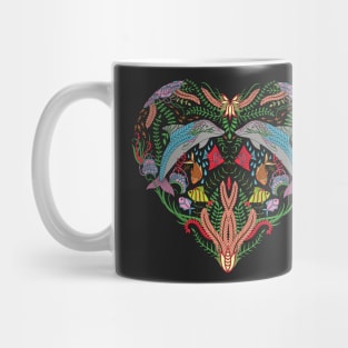 Dolphin Pattern Mug